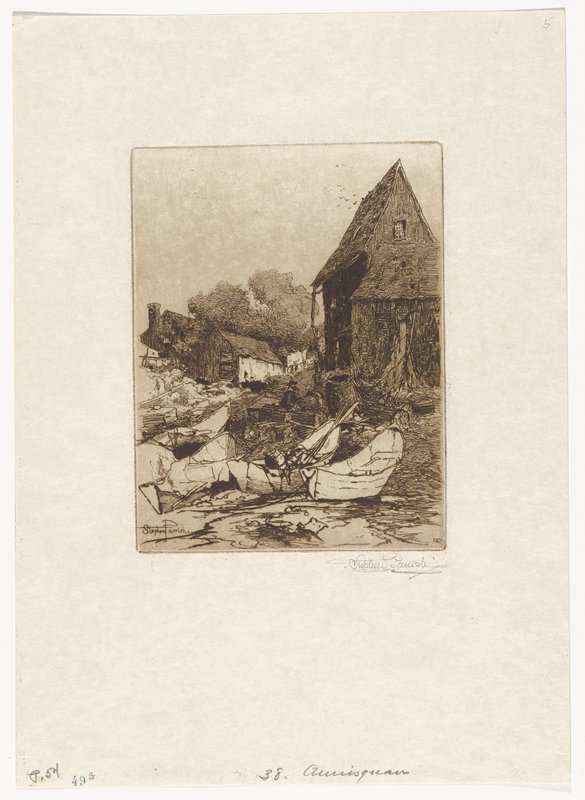 The Lobsterman's House, Stephen Parrish, 19th century