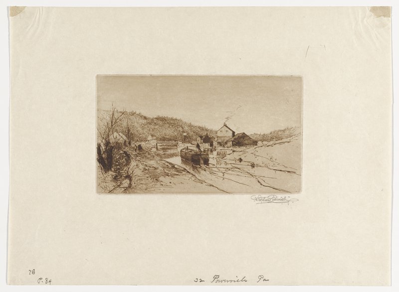 Powerville, Pennsylvania, Stephen Parrish, 19th century