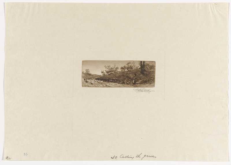 Calling the Geese, No. 2, Stephen Parrish, 19th century