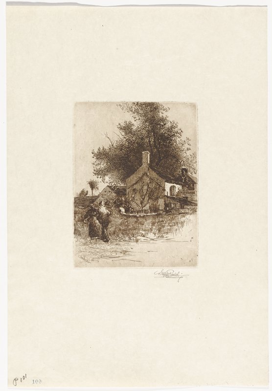 A Street Corner, St. Augustine, Stephen Parrish, 19th century