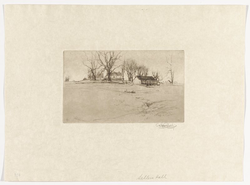 Sellers Hall, Stephen Parrish, 19th century