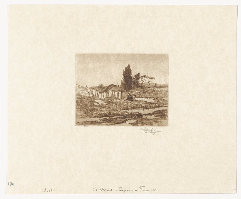 Near Frejus, France, Stephen Parrish, 19th century