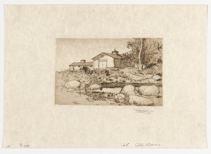 Old Barnes, Stephen Parrish, 19th century