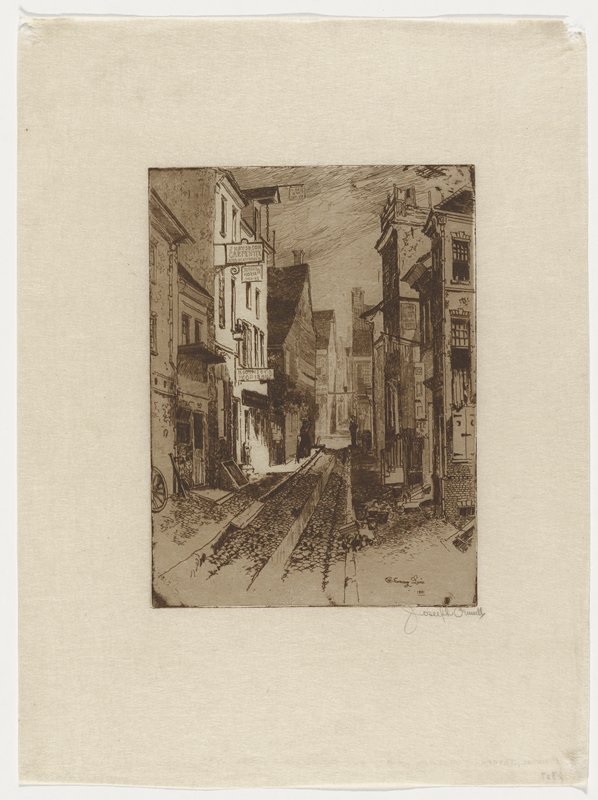 Chancery Lane, Joseph Pennell, 1881