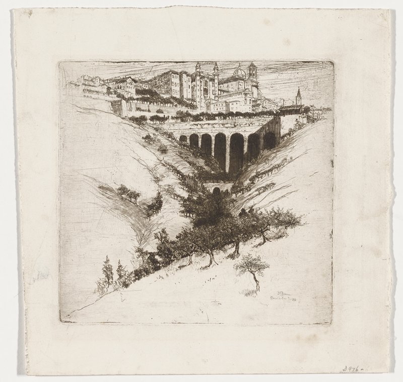 Ducal Urbino, Joseph Pennell, 1883