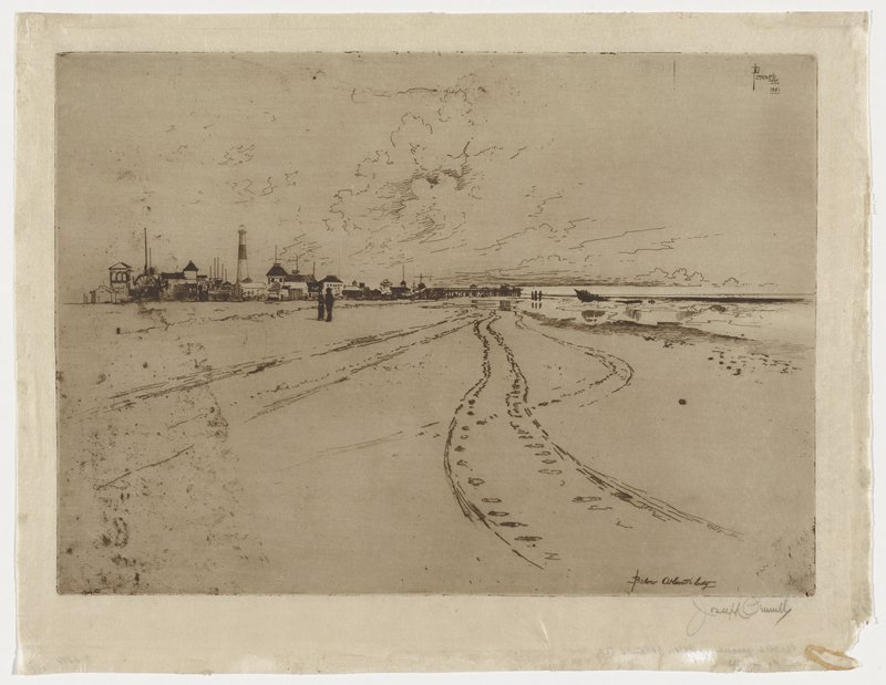 Below Atlantic City, Joseph Pennell, 1881