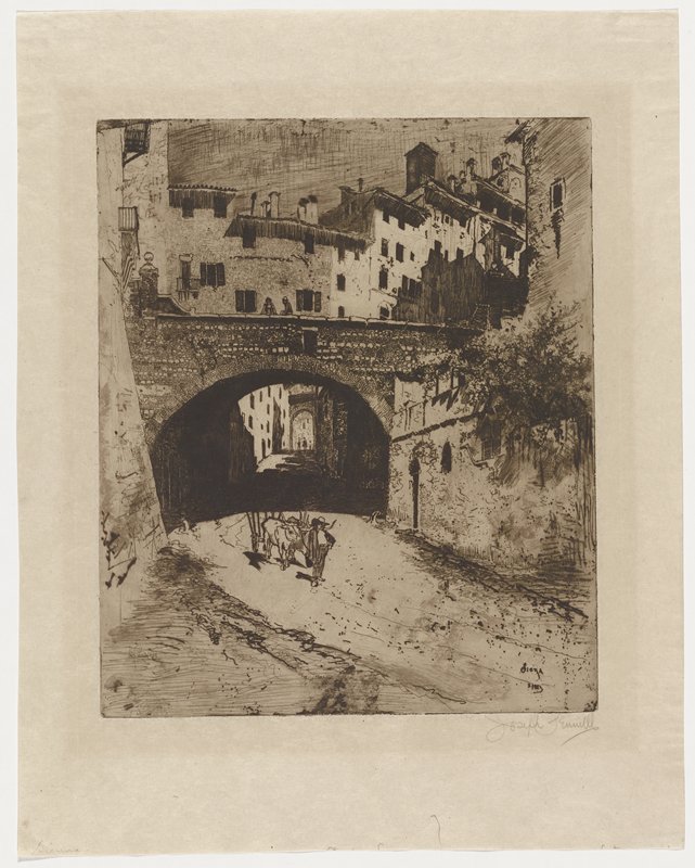 Up and Down in Siena, Joseph Pennell, 1883