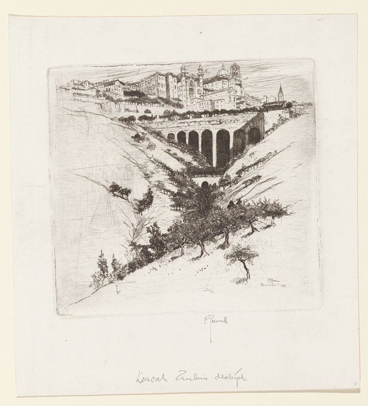 Ducal Urbino, Joseph Pennell, 1883