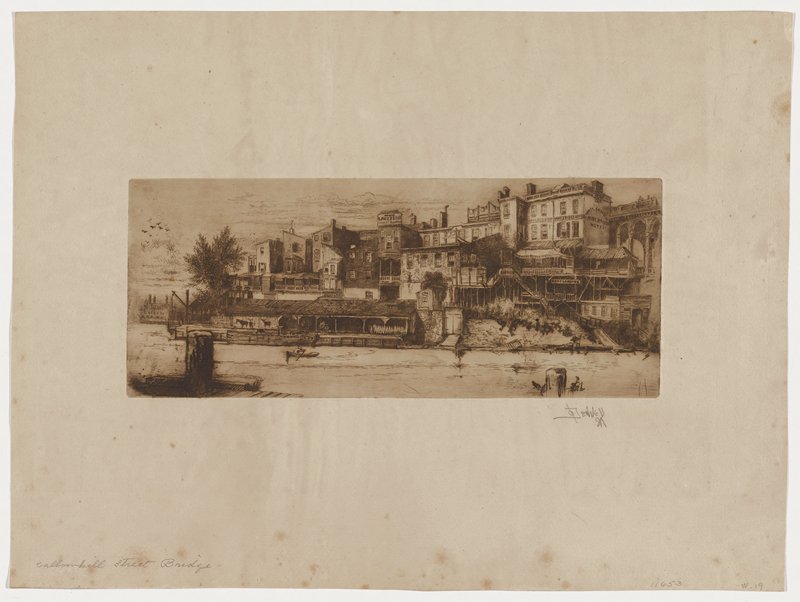 Callowhill Street Bridge, Joseph Pennell, 1880