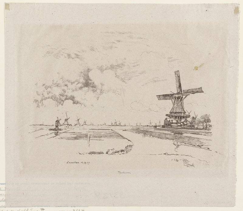 Zaandam No. 1, Joseph Pennell, 1897