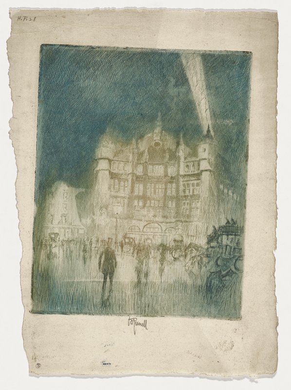 Palace Theatre, Joseph Pennell, 1886