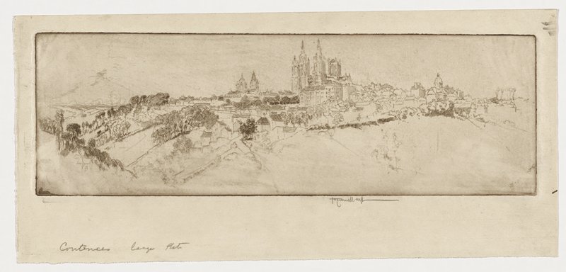 Coutances, No. III, Joseph Pennell, 1893