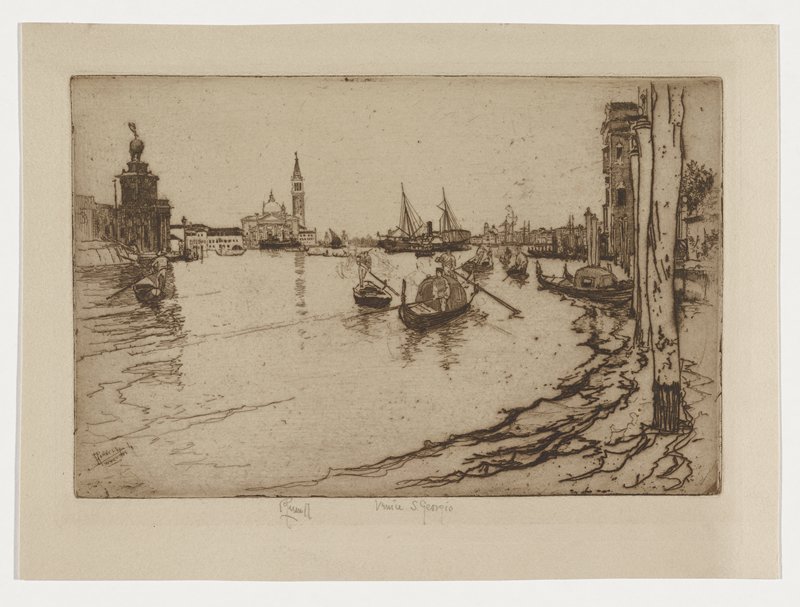 Venice - S. Georgio, Joseph Pennell, 1885