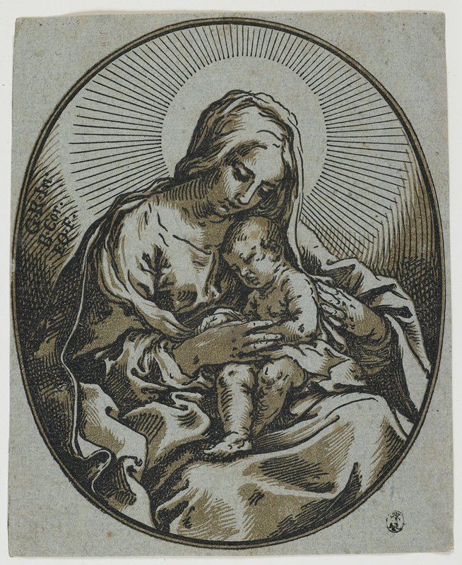 Madonna and Child, Bartolomeo Coriolano, c. 1630