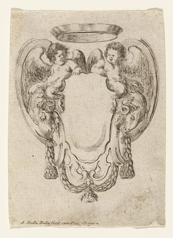 Cartouche, Stefano della Bella, 17th century