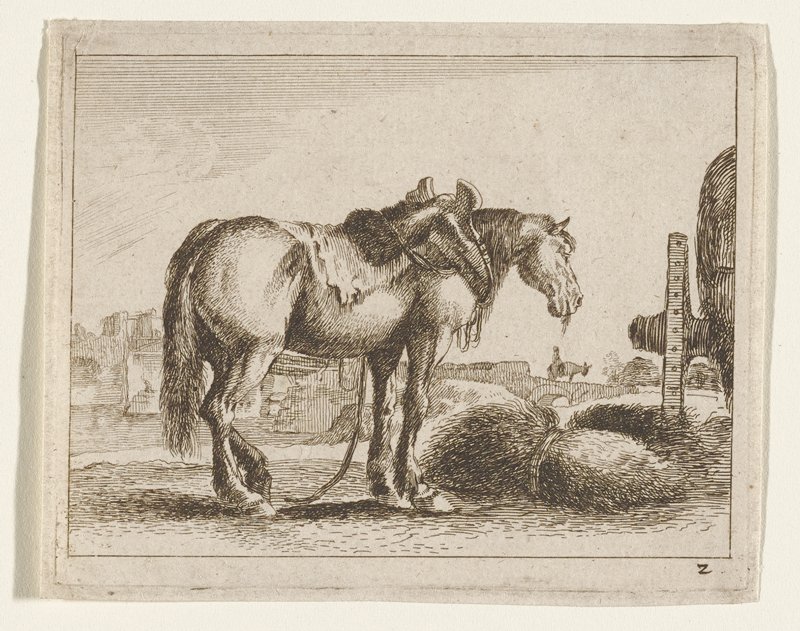Un Cheval de Charette, Stefano della Bella, 17th century