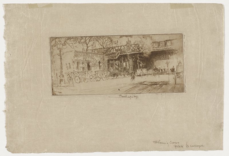 Charing Cross, Underground Station, Joseph Pennell, 1890