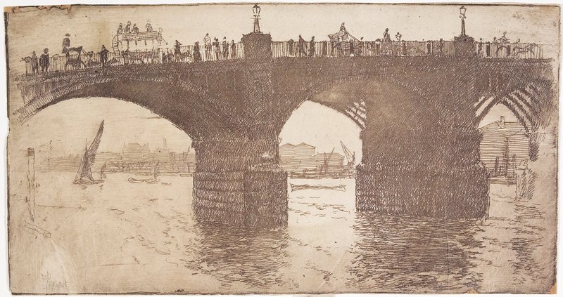 Under Vauxhall Bridge, Joseph Pennell, 1893