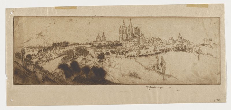 Coutances, No. III, Joseph Pennell, 19th century