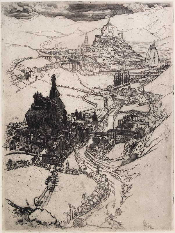 Le Puy, Third Plate, Joseph Pennell, 1894