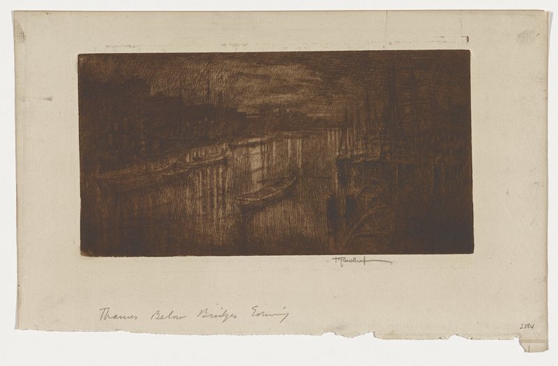 Thames Below the Bridges, Night, Joseph Pennell, 1894
