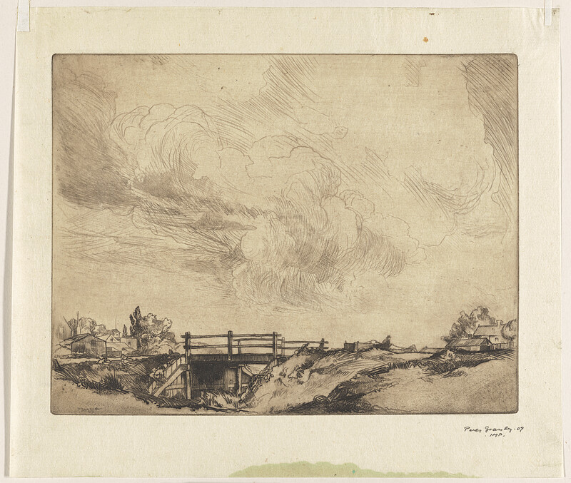 Wooden Bridge, Percy A. Grassby, 1909