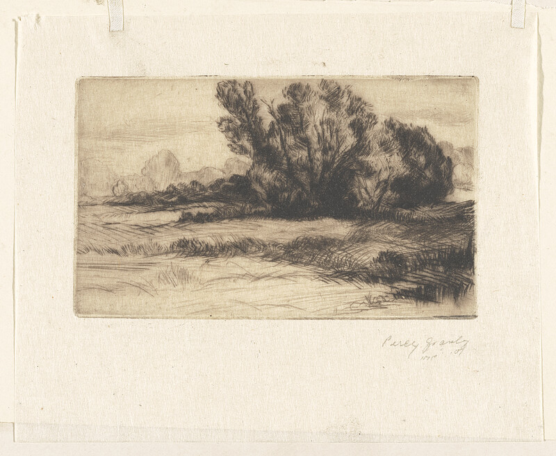 Tree Study--Bryn Mawr, Percy A. Grassby, 1909