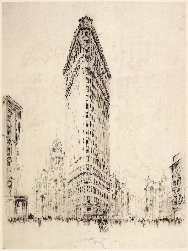 Flatiron Building, Joseph Pennell, 1904