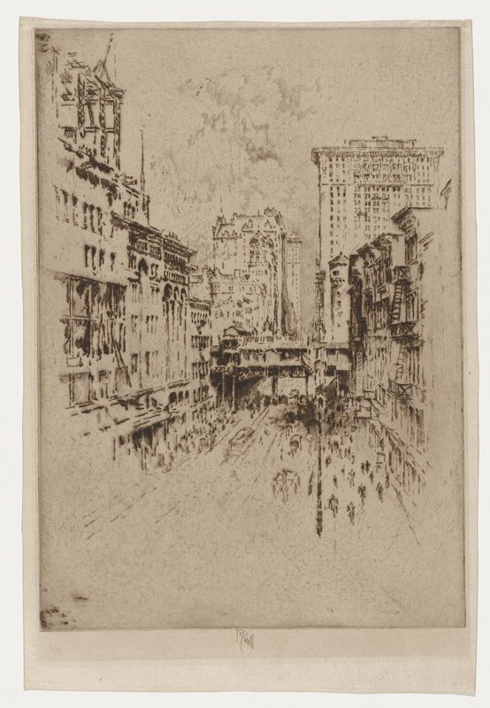 Forty-Second Street, Joseph Pennell, 1904