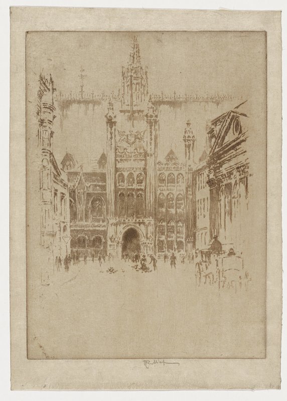 The Guild Hall, Joseph Pennell, 1905