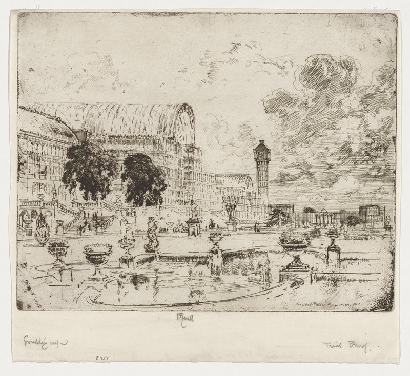 The Crystal Palace, Joseph Pennell, 1903