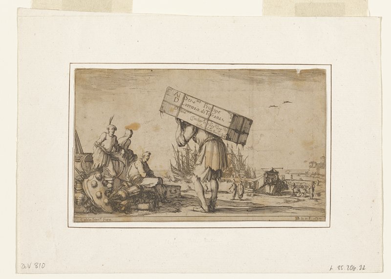 Title Page, Suite de Marines, Stefano della Bella, 1634