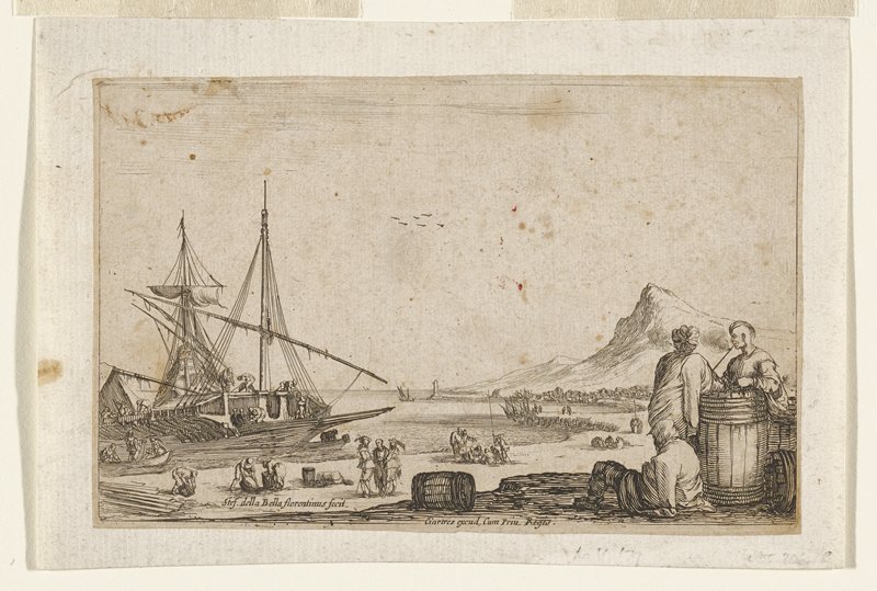 Two Sailors From a Galley, Stefano della Bella, 17th century