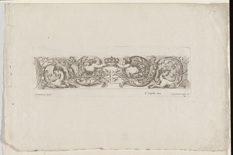 Plate 3, Stefano della Bella, 17th century