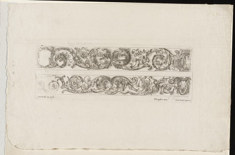 Plate 5, Stefano della Bella, 17th century