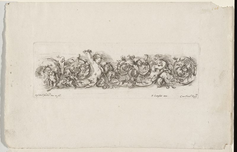 Plate 12, Stefano della Bella, 17th century