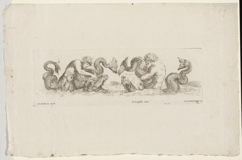 Plate 13, Stefano della Bella, 17th century