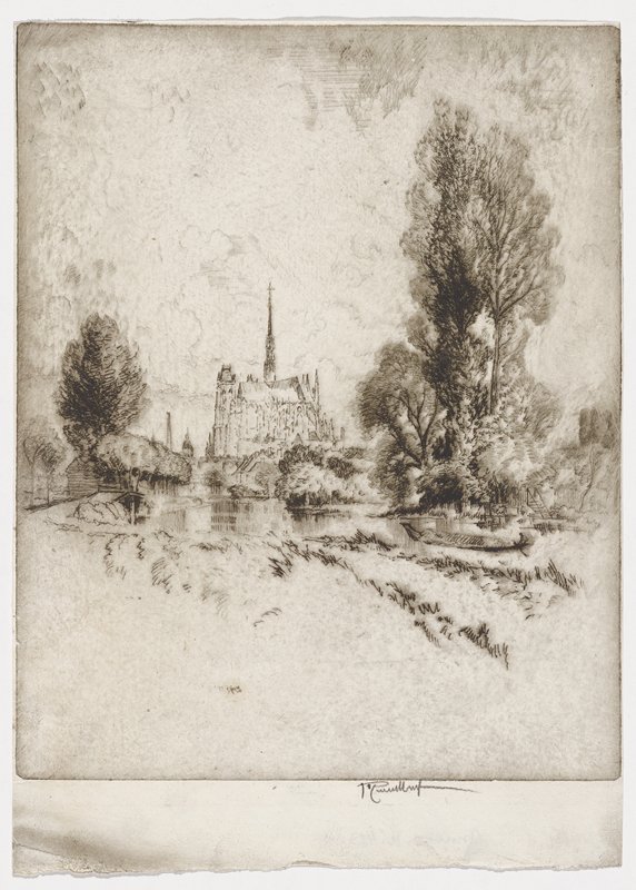 Amiens, Joseph Pennell, 1907