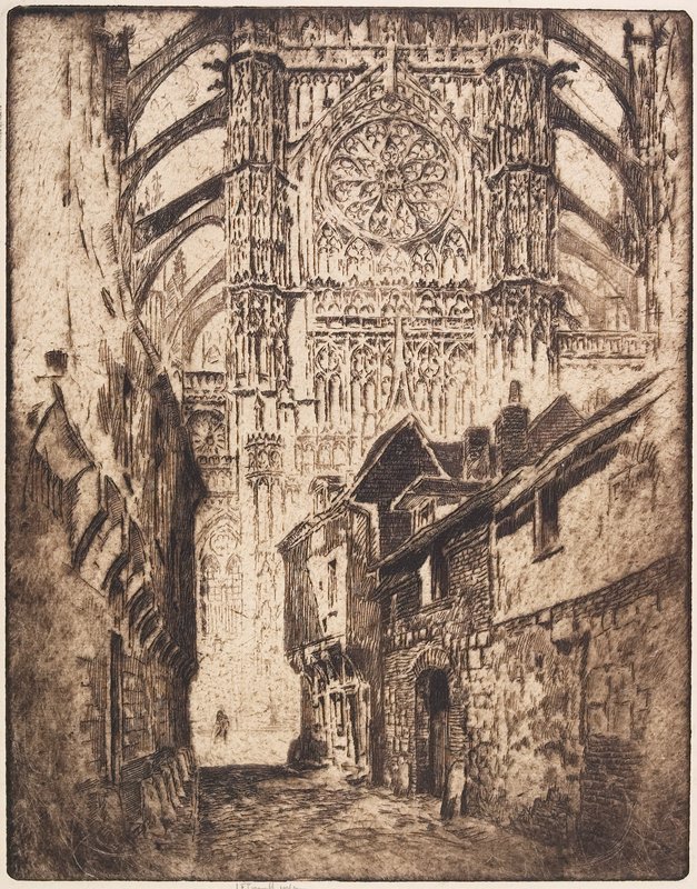 Rose Window, Beauvais, Joseph Pennell, 1907