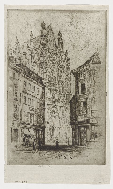 The Transept, Beauvais, Joseph Pennell, 1907