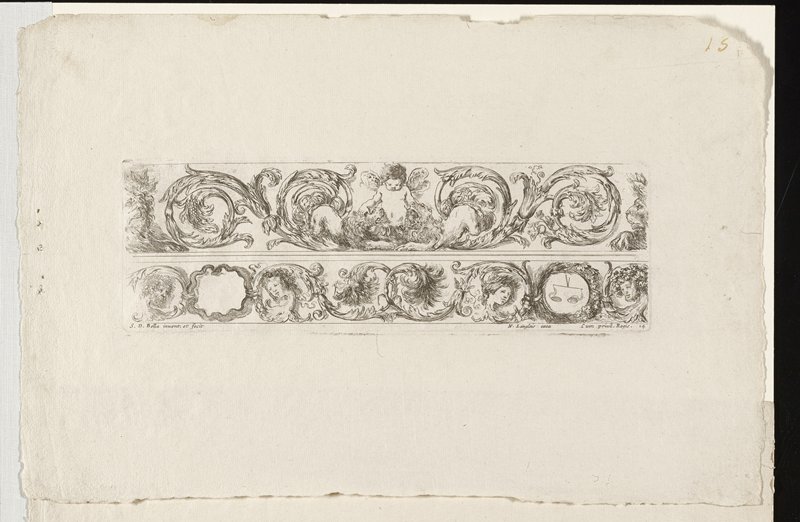 Plate 14, Stefano della Bella, 17th century