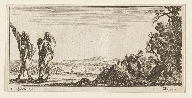 Plate 7, Stefano della Bella, 17th century