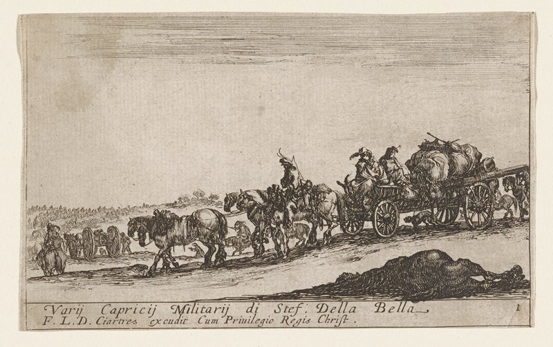 Plate 1, Stefano della Bella, 1641