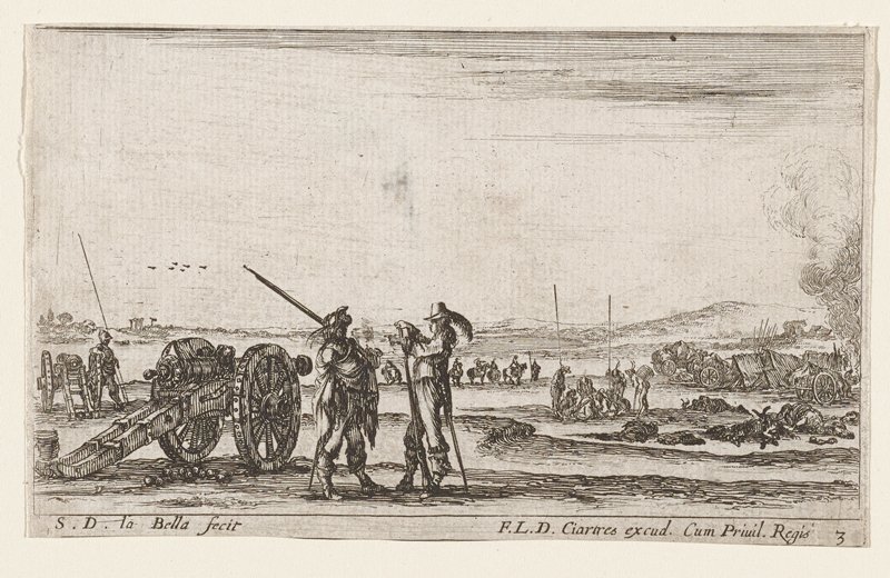Plate 3, Stefano della Bella, 1641