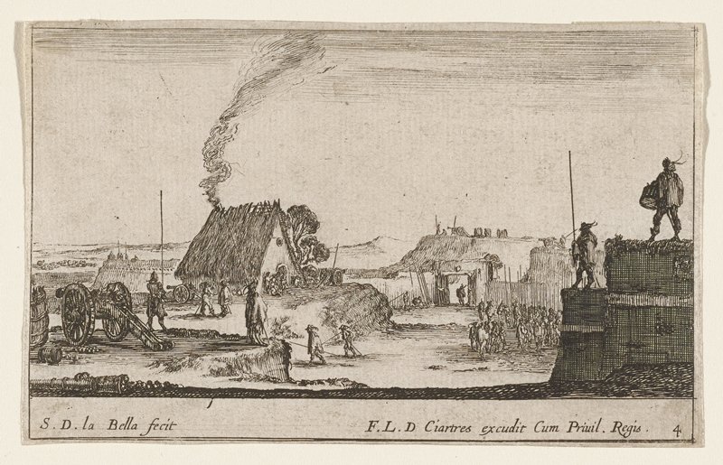 Plate 4, Stefano della Bella, 1641