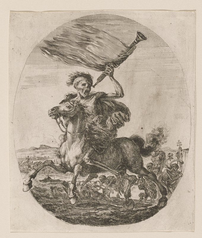 Death on Horseback, Stefano della Bella, 1641