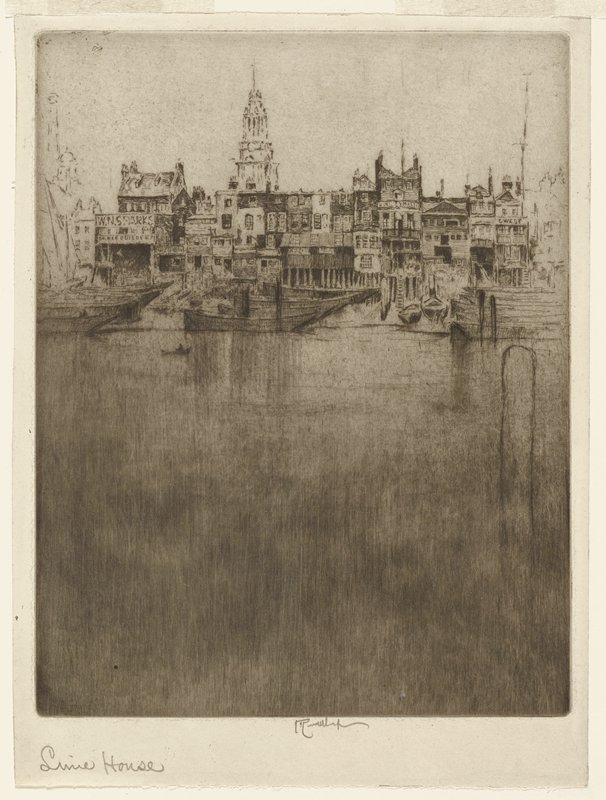 Limehouse, Joseph Pennell, 1906