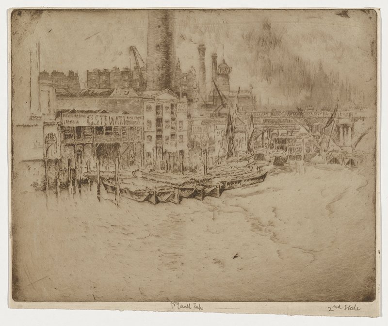 The Shot Tower, Joseph Pennell, 1906