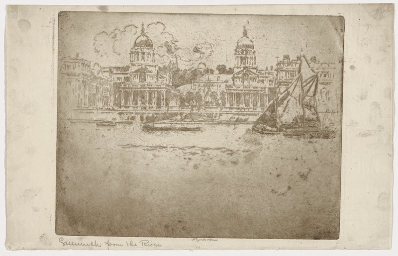 Greenwich from the River, Joseph Pennell, 1906