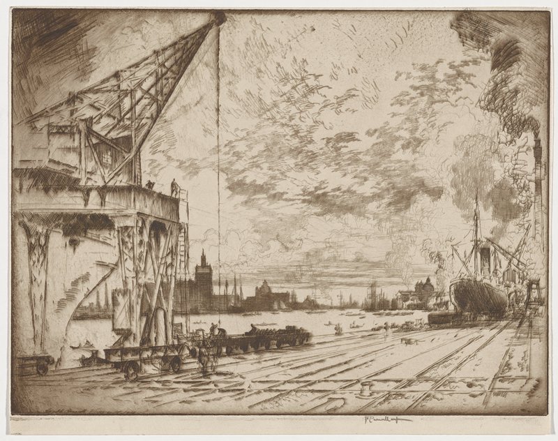 Venice at Work, Joseph Pennell, 1911